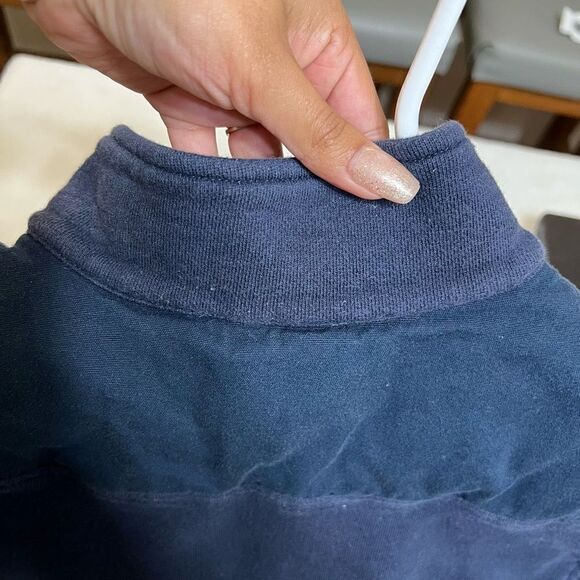 Vineyard Vines Navy Blue Quarter Zip Sweater Small Half Zip - Picture 7 of 10